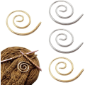 Miniatyrbild 1 av 5: 4-pack spiral kabelvävningsnål metallkabel syfäste