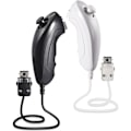 Miniatyrbillede 1 af 5: Wii Nunchuck Controller, 2 pakker erstatnings-Nunchuk-controller