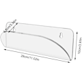 Miniatyrbillede 2 af 5: 1 skateboard-displaystativ, akryl skateboard vægmonteret stativ,