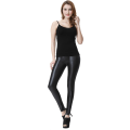 Miniatyrbild 3 av 5: Högmidjade leggings i konstläder för sexiga kvinnor (M)