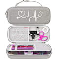 Pikkukuva 1 / 5: Kova stetoskooppikotelo 3M Littmann Classic III, Lightweight II SE, Cardiology IV, MDF Acoustica Deluxe -stetoskoopeille - ylimääräinen tila Taylorin perkusiovasaralle ja taskulampuille, musta