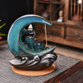 Miniatyrbillede 5 af 5: 1 stk Røgelsebrænder Tilbageflow Lotus Måne Tilbageflow Røgelse