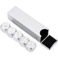 Miniatyrbillede 1 af 5: 5 stk. bordspils terninger, aluminiumslegering bordspil poker