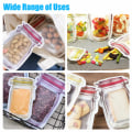 Miniatyrbillede 5 af 5: Mason-glas selvforseglende poser snack-organiseringsposer emballageposer