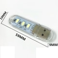 Miniatyrbilde 4 av 5: 3 stk USB-minnepenn databordlampe, mobil strømforsyning,