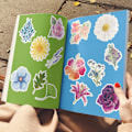 Pikkukuva 3 / 5: 100 kpl Kukkastikereitä Scrapbooking-vihkoihin, Esteettiset