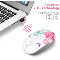 Miniatyrbillede 4 af 5: Trådløs mus med nanomodtager til pc, bærbar computer, notesbog, MacBook