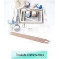 Pikkukuva 4 / 5: 1 DIY-kudontaväline, pyökki puinen kudonta-sukkulan kone, neulonta