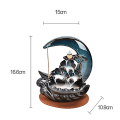 Miniatyrbillede 2 af 5: 1 stk Røgelsebrænder Tilbageflow Lotus Måne Tilbageflow Røgelse