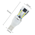 Miniatyrbillede 2 af 5: Pakke LED-pærer, 912 921 LED-pære Baklys T15 LED-baklys 2600 lumen 6000K Xenon Hvid W15W 906 904 902
