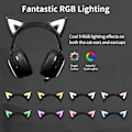 Miniatyrbilde 2 av 5: Kattøre-headset, USB-spillheadset med inntrekkbar mikrofon, 7.1 Su