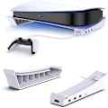 Pikkukuva 1 / 5: Vaakasuora teline PS5:lle, PS5-lisävarusteiden teline 4 USB-portilla