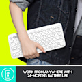Miniatyrbillede 5 af 5: K380 Multi-Device Bluetooth-tastatur til Mac med kompakt, slankt