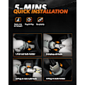 Miniatyrbillede 5 af 5: Pakke LED-pærer, 912 921 LED-pære Baklys T15 LED-baklys 2600 lumen 6000K Xenon Hvid W15W 906 904 902