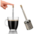 Miniatyrbillede 3 af 5: 1 Stk FinalPress Kaffeinfuser Hjemme Stålpresse