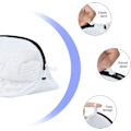 Miniatyrbilde 2 av 5: Sett med 2 kvalitets vaskeposer i netting for sko/joggesko til vaskemaskin med slitesterk glidelås, høy beskyttelse under vask