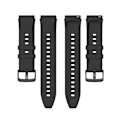 Miniatyrbillede 3 af 5: 22MM Silikonerem - Sort til Xiaomi Watch S1 /MI Watch
