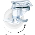 Miniatyrbillede 2 af 5: Svingbare hjul, Nylon Heavy Duty Hjul, Trolley Hjul med