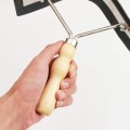 Miniatyrbilde 4 av 5: 1 stall med trehåndtak i rustfritt stål for hest, husdyr,