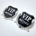 Miniatyrbillede 3 af 5: 4 stk. Bilstickere, Bilsticker-Badges, Bilskjold-Badges