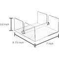 Pikkukuva 2 / 5: 1 kpl (Kirkas) Kirkas Akryyli Napkinpidin, Lounastaulupaperi