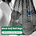 Miniatyrbilde 2 av 4: 1 Stykke Svart Mesh Trekkpose Mesh Trekkpose Nylon Mesh