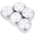 Miniatyrbillede 4 af 5: 5 stk. bordspils terninger, aluminiumslegering bordspil poker
