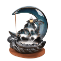Miniatyrbillede 1 af 5: 1 stk Røgelsebrænder Tilbageflow Lotus Måne Tilbageflow Røgelse