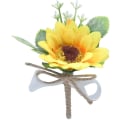 Miniatyrbilde 1 av 4: 1 solsikke, solsikke, corsage, for menn og kvinner