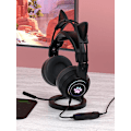 Pikkukuva 2 / 3: Langalliset peliheadsetit, söpöt kissankorvat RGB-taustavalolla varustetut over-ear-kuulokkeet, joissa on melua vaimentava mikrofoni ja surround-ääni tietokoneelle Black