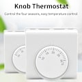 Miniatyrbillede 2 af 5: Værelsestermostat Universal Standard Værelsestermostat Mekanisk Værelsestermostat Energibesparende Mekanisk Temperaturstyring