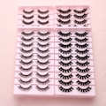 Pikkukuva 6 / 8: 10 paria 3D Mink DD Curl Venäläisiä tekoripsiä TK03