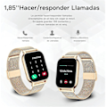 Miniatyrbillede 2 af 5: Smartwatch til kvinder som julegave, Opkald/Blodtryk/100+ Sportsgrene Smartwatch til kvinder, Åndedrætsfrekvens, Puls, Iltmætning, Søvn silver