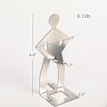 Miniatyrbillede 7 af 9: Sjov BBQ Stand Mand Pølseholder, Genanvendelig Rustfrit Stål Hotdog- og Pølsestativ 4PCS