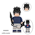 Miniatyrbillede 4 af 5: 8-pak Naruto Anime Byggeklodser Actionfigurer Uzumaki Sasuke Kakashi Samlede Minifigurer Samleobjekter Legetøj Børn Fans Gave{HH}