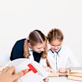Miniatyrbild 2 av 5: 14 st Guidade Läslinjer Verktygsset Fingerföljare Markera Läslinjer Linjaler för Dyslektiker