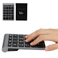 Miniatyrbild 5 av 7: BT304 22 Tangenter Numeriskt Tangentbord Trådlöst Mini Tangentbord Kompatibelt med Bluetooth 3.0 Järngrå