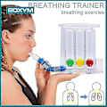 Miniatyrbild 1 av 5: Andningsövningstränare Hemma Andningsövning, 3-Boll Djup Andningstränare Lungtränare Incentive Spirometer Spirometrismätningssystem (A)