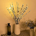 Miniatyrbild 1 av 4: 3-pack LED-belysta videkvistar lampa 60 glödlampor konstgjorda flexibla kvistar dekoration{EE}