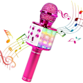 Miniatyrbild 1 av 3: Karaoke Bluetooth Trådlös Mikrofon, Barn & Vuxen Mikrofon, 5 Röstväxlare
