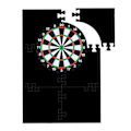 Miniatyrbillede 3 af 5: Dartskive Beskyttelsesring Vægbeskytter, Ring til Dartskive Beskyttelse i Standard Størrelse