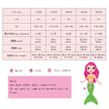 Miniatyrbillede 2 af 3: Fiskehale badedragt til børn strand bikini havfrue badedragt 6-7 år - Perfekt 6-7 år{sl】 6-7 years old 120#