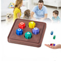 Miniatyrbild 1 av 6: Koreansk Traditionell Gonggi-Spel – Jack Stone-Lekset Inspirerat av Squid Game 2 (5 st + Bas)