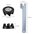 Miniatyrbillede 2 af 5: KitchenAid Blender Koblings Udskiftningsdele (6-pak) - 9704230 Blender Kobling med 1 Nøgle{EE}