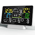 Miniatyrbild 3 av 5: Black Friday Wifi Väderstation Trådlös Inomhus Utomhus Hygrometer Termometer Temperatur Luftfuktighet Display Monitor Digitalt Väder Kompatibel eCast