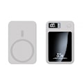 Miniatyrbillede 1 af 5: Magnetisk Bærbar Oplader 20000 mAh Hurtig Opladning 22.5W Bærbar MagSafe Powerbank Hvid Hvid White 20,000 MA