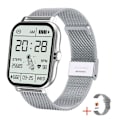 Miniatyrbillede 5 af 5: Smartwatch til kvinder som julegave, Opkald/Blodtryk/100+ Sportsgrene Smartwatch til kvinder, Åndedrætsfrekvens, Puls, Iltmætning, Søvn silver