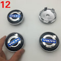 Pikkukuva 3 / 3: 4 kpl 60 mm auton pyörän keskiön napakapselit Volvoon{HH}