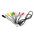 Miniatyrbillede 4 af 5: Bil Stereo Radio RCA Output Kabel Ledning Aux-in Adapter Subwoofer/Forstærker 3.5mm Hun 20-Pin Stik