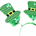 Miniatyrbillede 2 af 4: St. Patricks Dag Grøn Kløver Hårbøjler, Irske Gaver Udklædning Hår{EE}